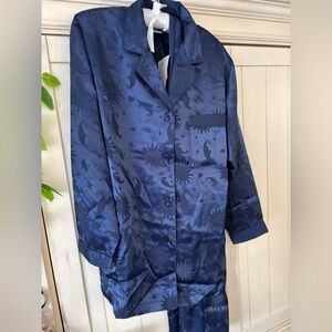 Morgan Taylor Midnight Blue Satin Set